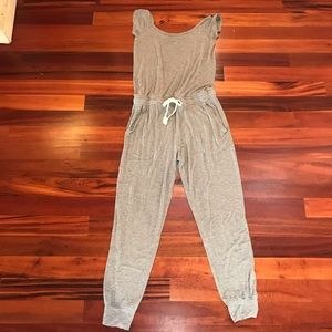 Vici cotton grey jumpsuit size M